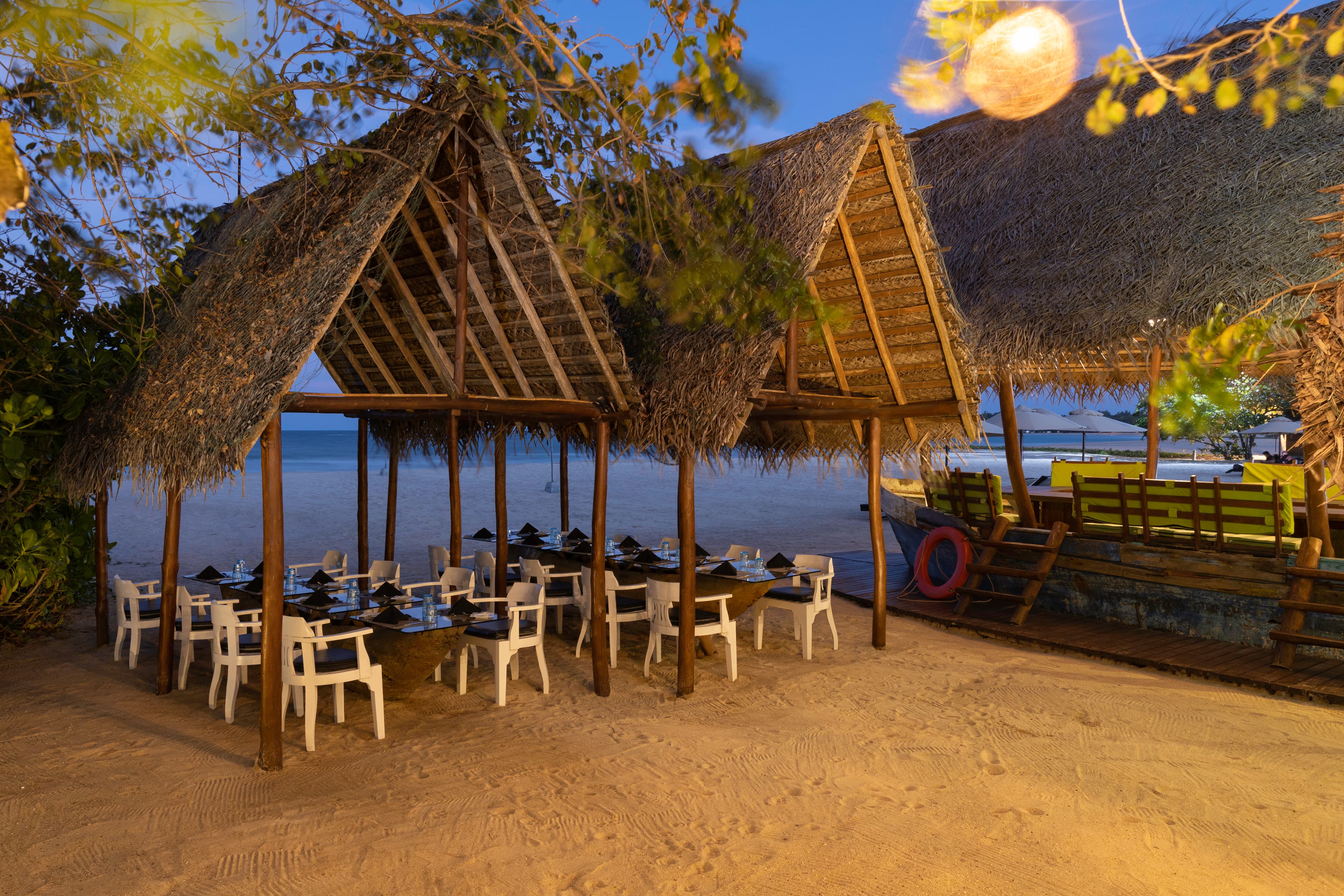 Dining outdoors